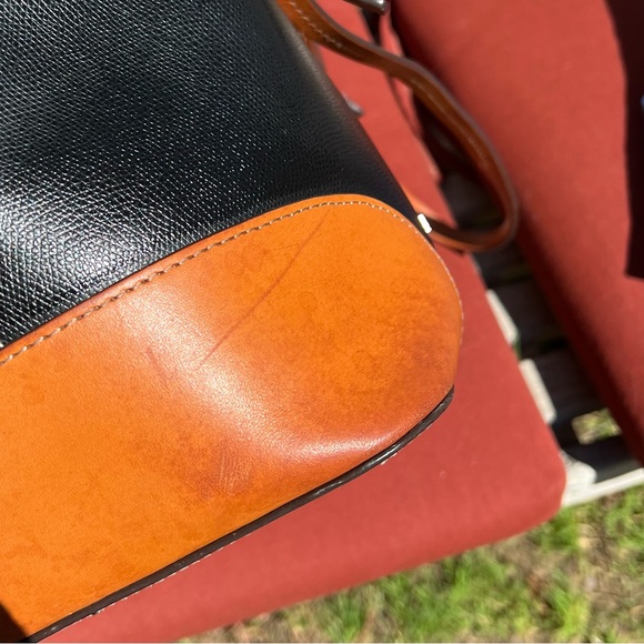 Dooney & Burke Saffiano Leather Dover Tote & Matching Wallet - Picture 11 of 11